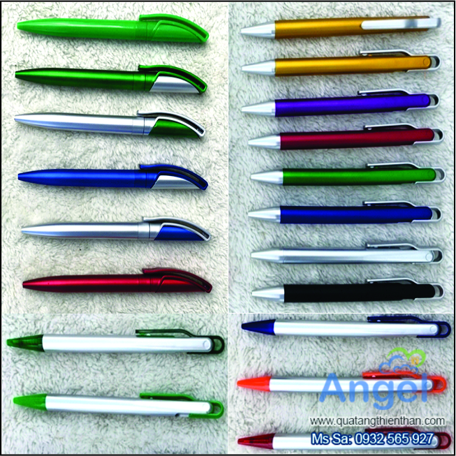 Bút Bi Nhựa Mực màu xanh dương