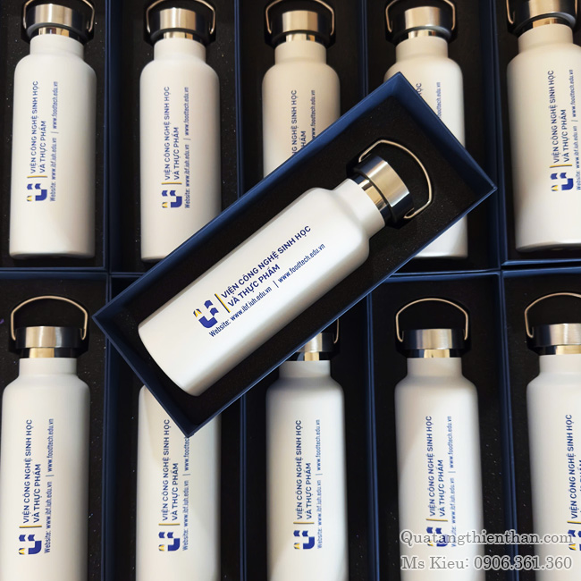 Bình Giữ Nhiệt 500ml In Ấn Theo yêu cầu Bình Giữ Nhiệt 500ml có quai xách