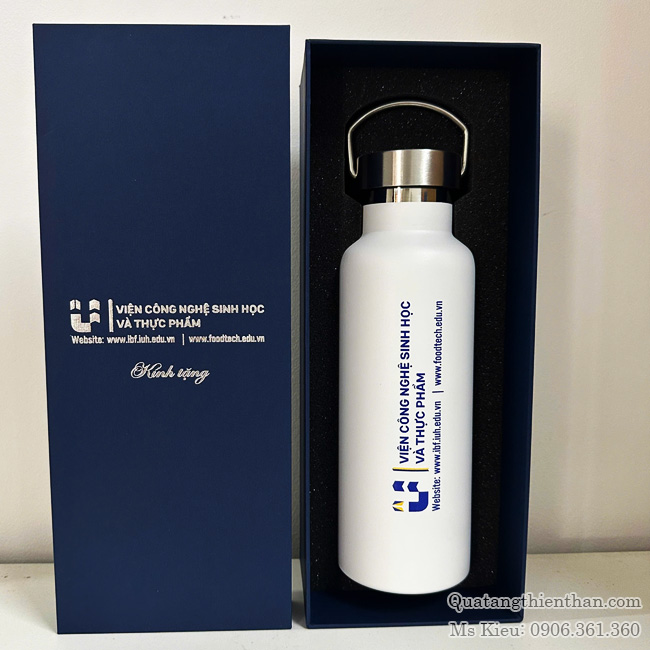 Bình Giữ Nhiệt 500ml In Ấn Theo yêu cầu Bình Giữ Nhiệt 500ml có quai xách
