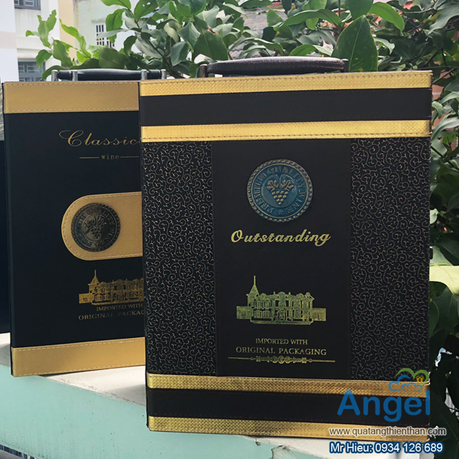 Hộp Rượu Da